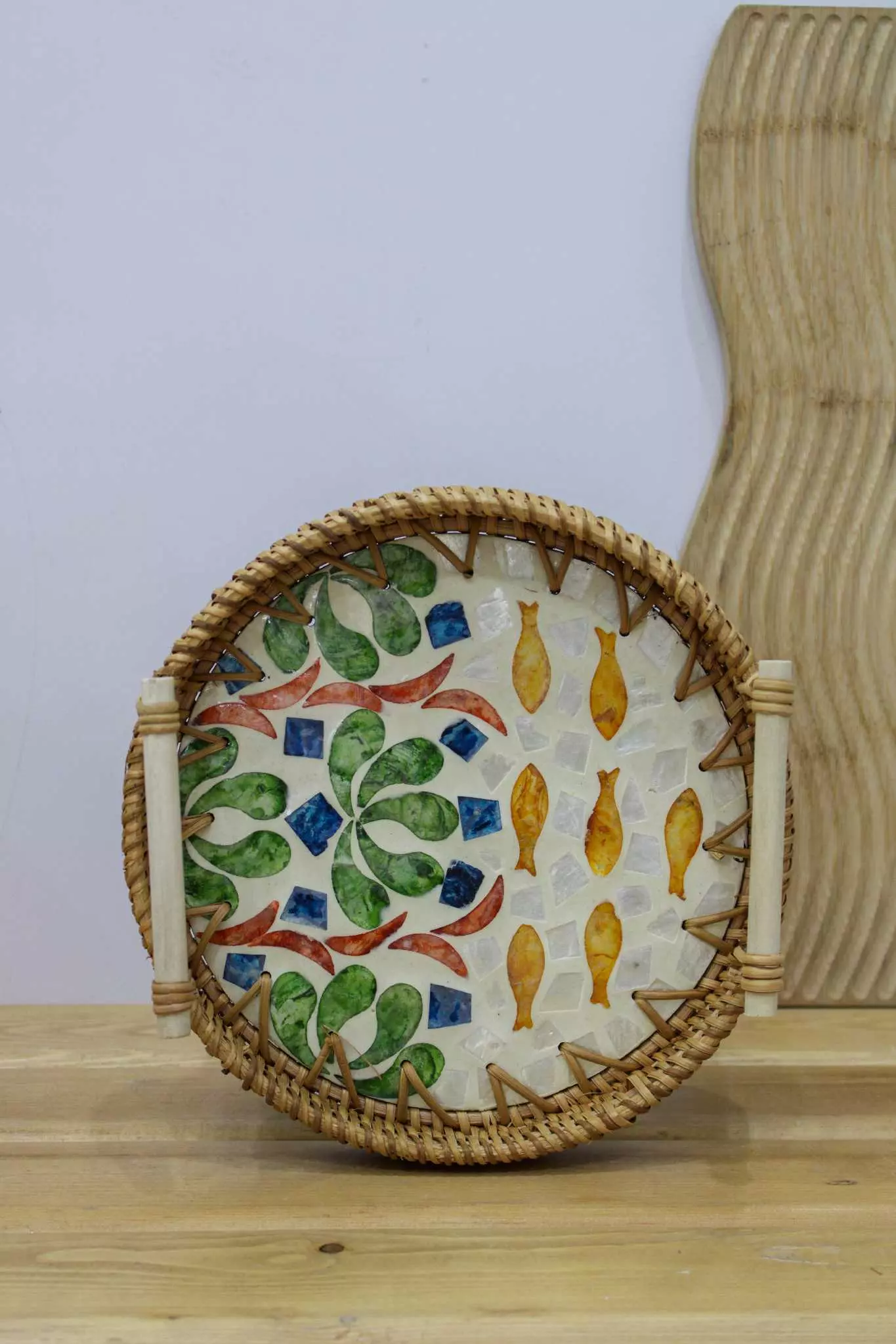 سینی مراکشی دسته دار کوچک